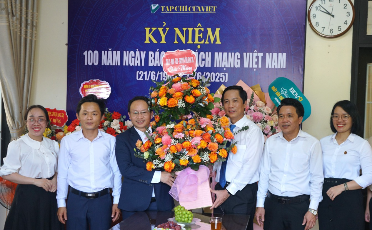 Lời cảm ơn của Tạp chí Cửa Việt nhân Ngày Báo chí Cách mạng Việt Nam