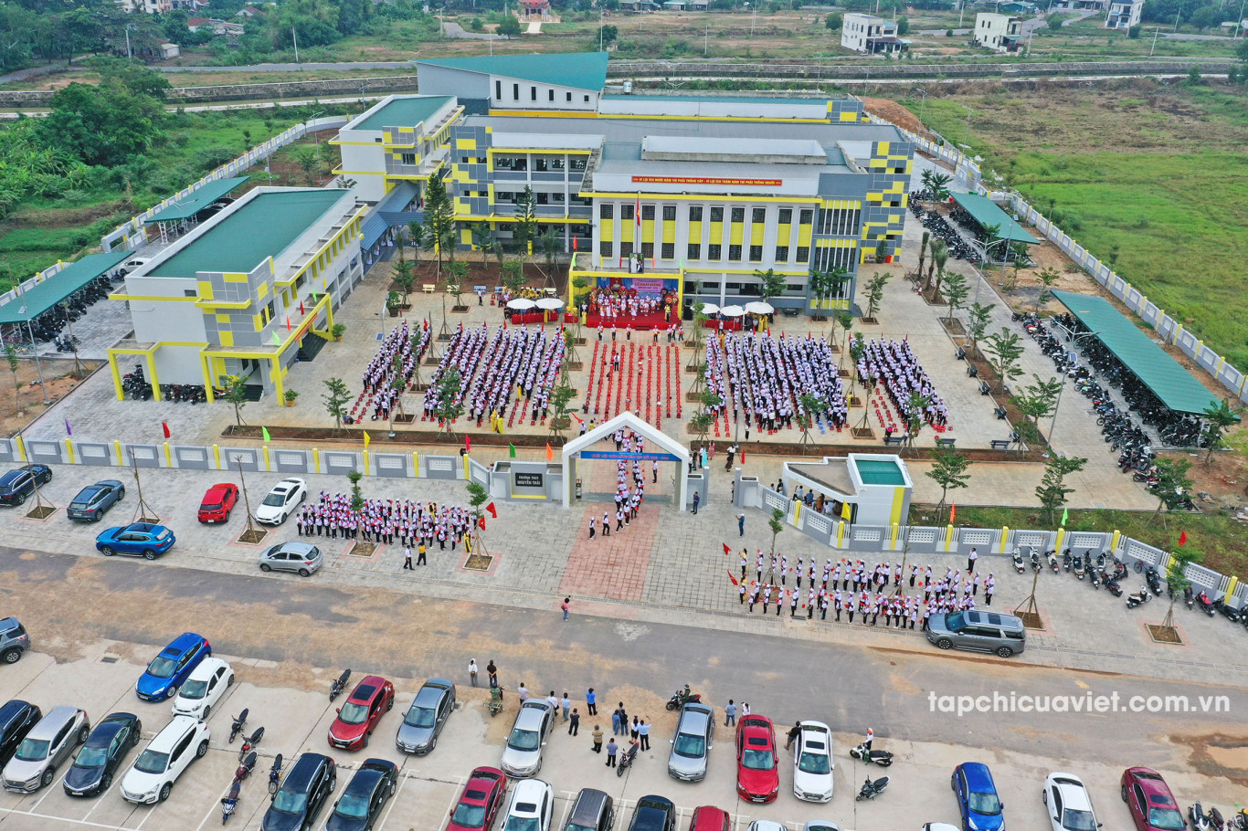 Lễ khai giảng năm học 2023 - 2024 tại trường THCS Nguyễn Tr&atilde;i