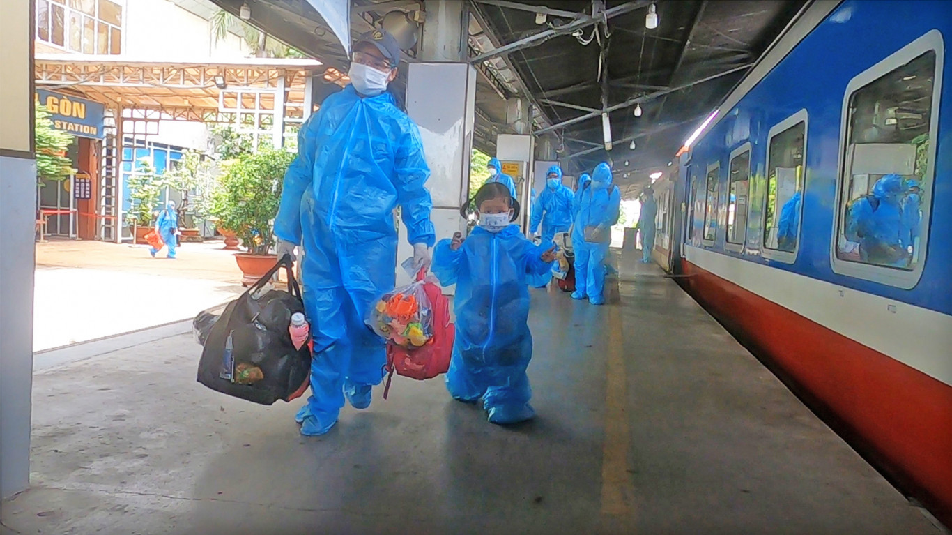 Hạnh phúc khi được về nhà