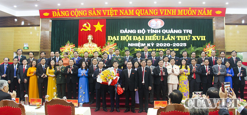 Ban Chấp h&agrave;nh Đảng bộ tỉnh Quảng Trị nhiệm kỳ 2020 - 2025 ra mắt