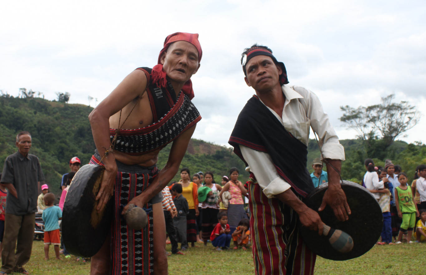 Cồng chi&ecirc;ng tại lễ hội Ari&ecirc;uPing  - Ảnh: Hồ Thanh Thoan