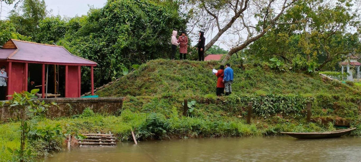 Đo&agrave;n kịch đang tập luyện cho chương tr&igrave;nh 