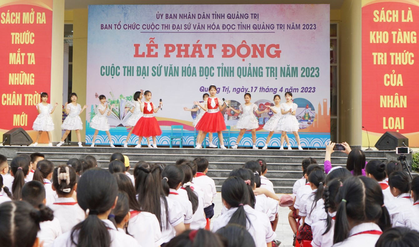 Lễ ph&aacute;t động Cuộc thi Đại sứ văn h&oacute;a đọc tỉnh Quảng Trị năm 2023
