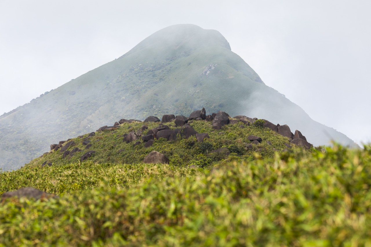 Từ đỉnh Pa Thi&ecirc;n nh&igrave;n sang đỉnh Voi Mẹp l&agrave; &ldquo;n&oacute;c nh&agrave; Quảng Trị&rdquo; - Ảnh: Phan T&acirc;n L&acirc;m