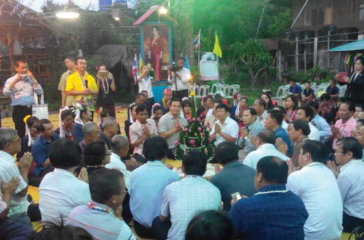 Hội nghị 3 tỉnh 3 nước Quảng Trị, Savannakhet v&agrave; Mukdahan tổ chức v&agrave;o năm 2016 (c&aacute;c đại biểu tham quan m&ocirc; h&igrave;nh du lịch cộng đồng tại Mukdahan (Th&aacute;i Lan) - Ảnh: M.T