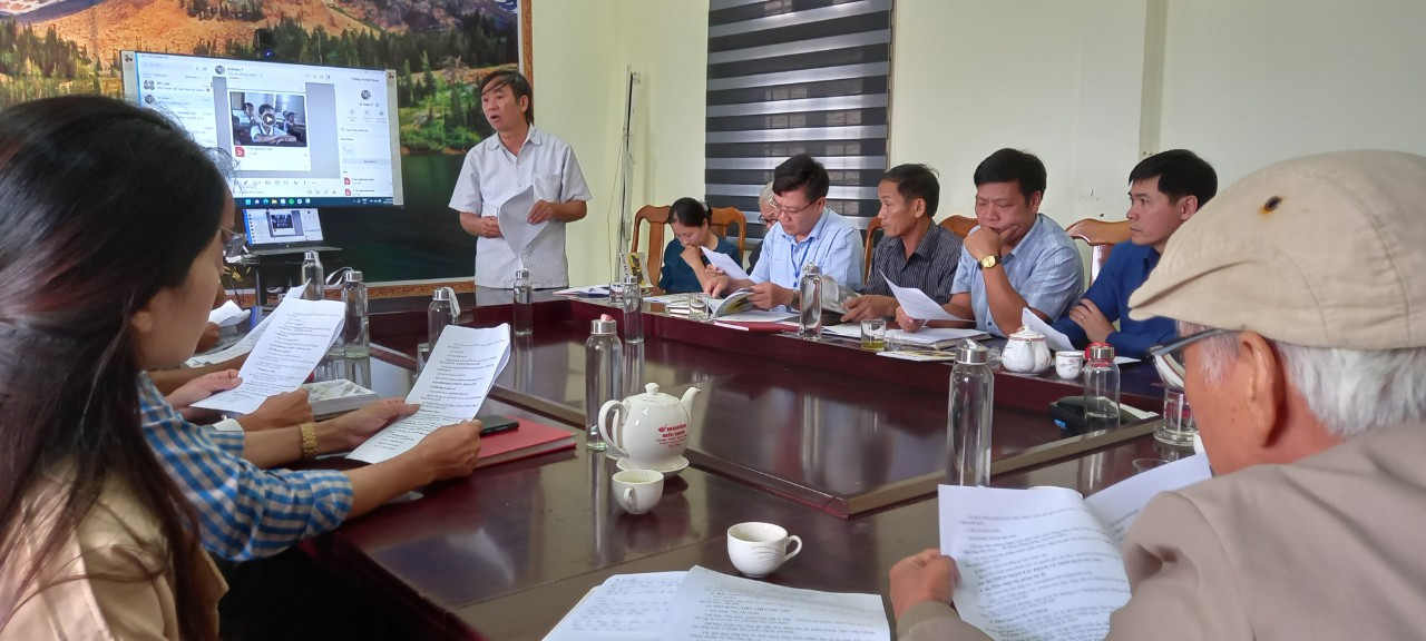 &Ocirc;ng V&otilde; Minh Ho&agrave;n &ndash; đại diện Ban Tổ chức th&ocirc;ng qua thể lệ v&agrave; kế hoạch tổ chức cuộc thi.