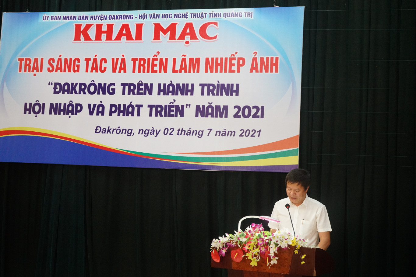 &Ocirc;ng Th&aacute;i Ngọc Ch&acirc;u - Khai mạc trại s&aacute;ng t&aacute;c: Ảnh PV