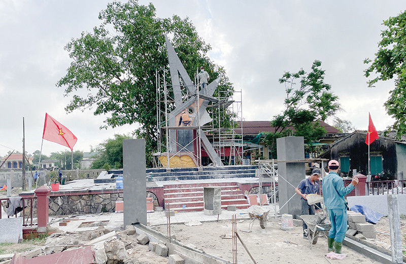 Di t&iacute;ch &ldquo;Chốt th&eacute;p Long Quang&rdquo; đang được đầu tư t&ocirc;n tạo -Ảnh: Đ.T