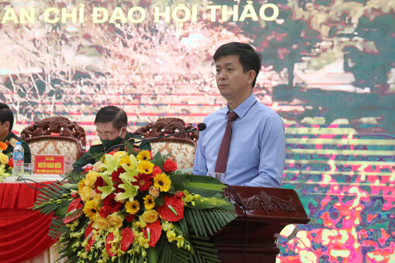 Đồng ch&iacute; L&ecirc; Quang T&ugrave;ng ph&aacute;t biểu tại Hội thảo