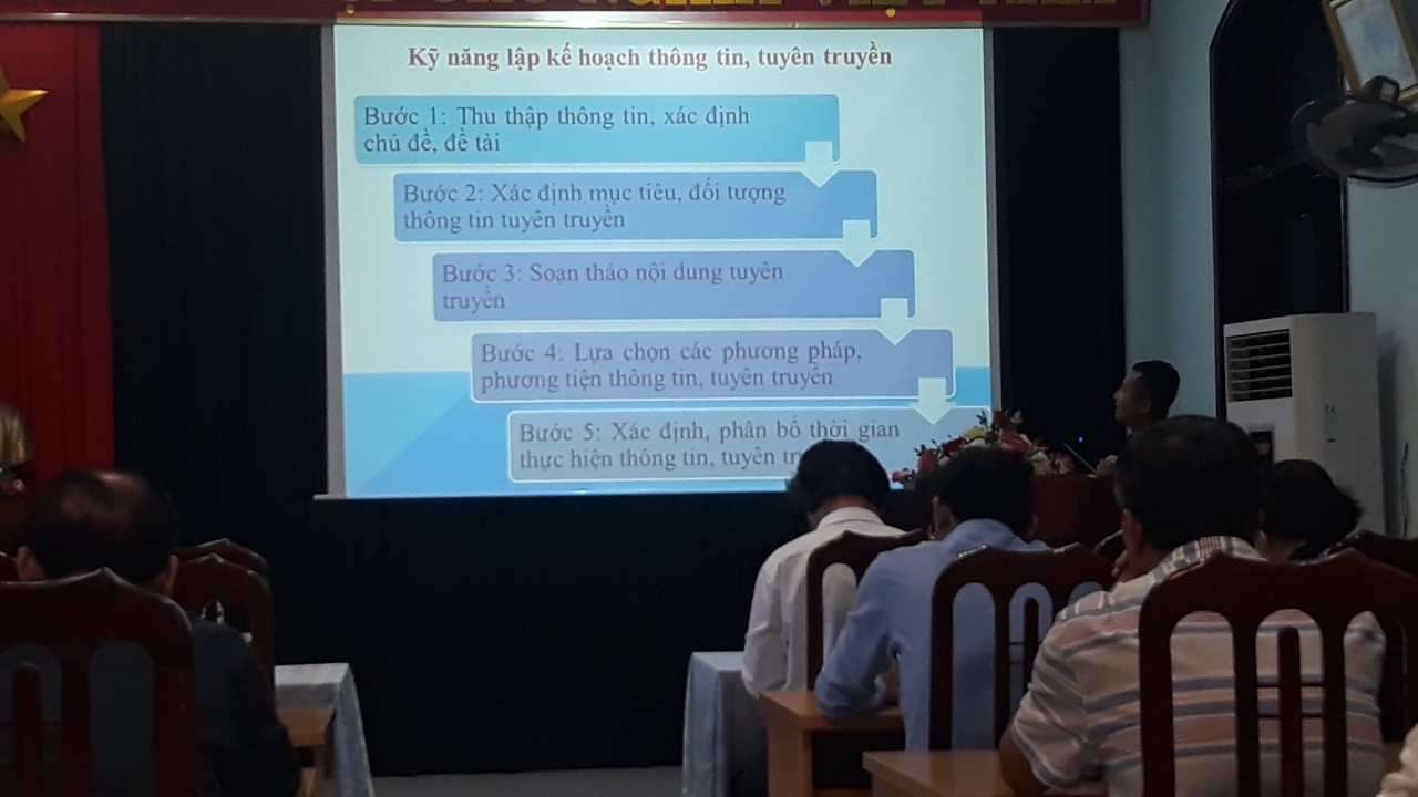 TS, Nh&agrave; b&aacute;o Chu Quốc Dũng truyền đạt nội dung cho học vi&ecirc;n