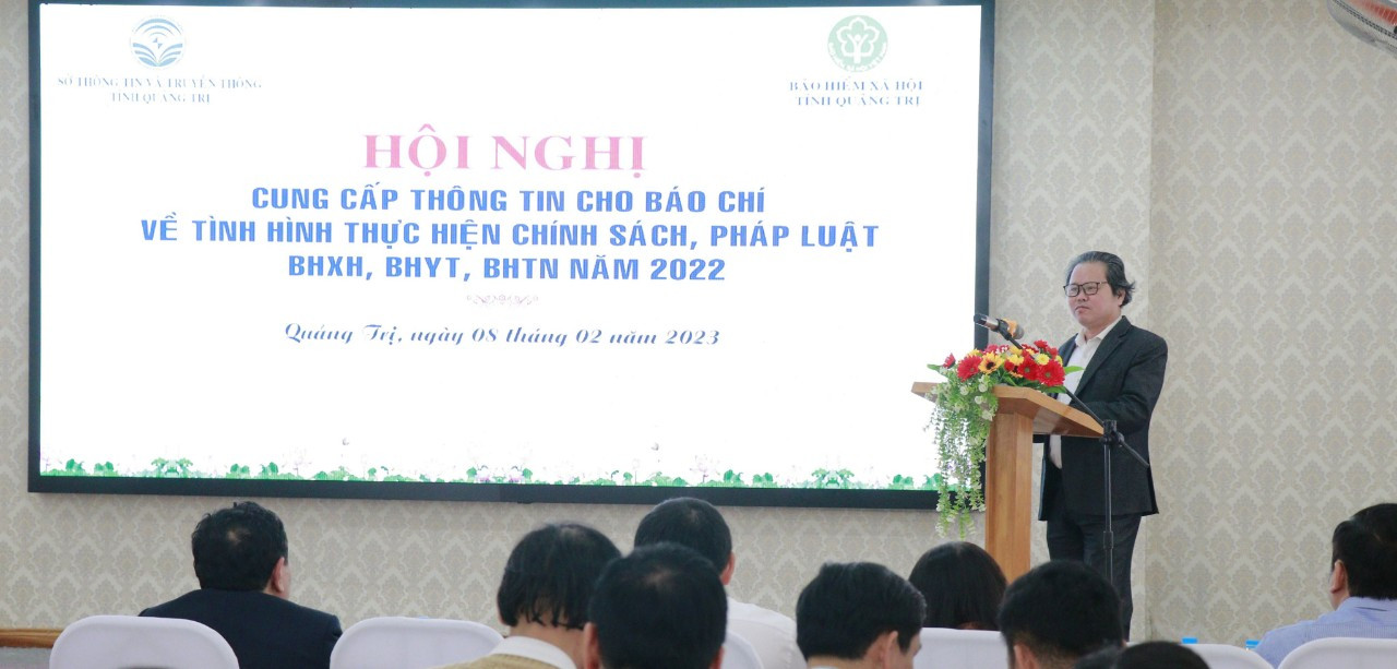 Ph&oacute; Gi&aacute;m đốc Sở Th&ocirc;ng tin v&agrave; Truyền th&ocirc;ng, Nguyễn Ho&agrave;n ph&aacute;t biểu tại hội nghị: Ảnh L&ecirc; Thi.